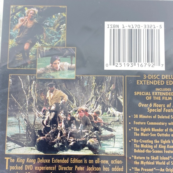 King Kong DVD Deluxe Extended Edition 3 Disc Set 2006 NEW Sealed - Picture 4 of 11